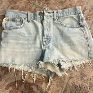 Madewell relaxed denim shorts size 28